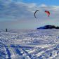 Kite skiing
